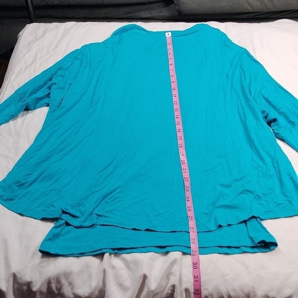 Soft Surroundings women's layered 3/4 sleeved top size large - Picture 7 of 8
